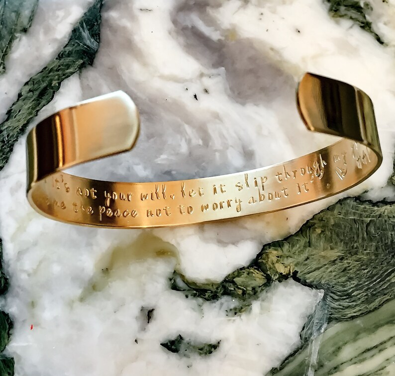 Hand Stamped Bracelet Custom Hand Stamped Bracelet Etsy