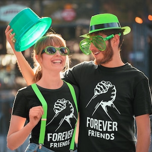 Forever Friends Shirt | Matching Best Friend Tee | BFF Gift for Him Her | Brotherhood T-Shirt | Bella Canvas 3001 Unisex | Bestie T-Shirt