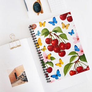 Cherry Blossom Spiral Notebook - Rul