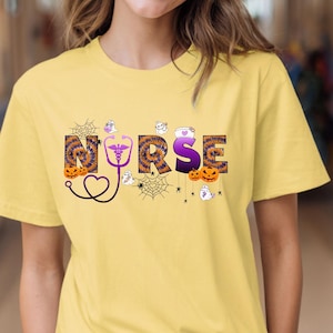 Halloween Nurse Tee: Spooky Medical Staff Appreciation Shirt