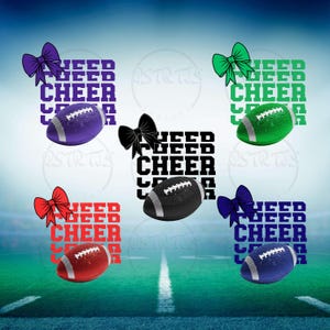 Cheer PNG Bundle: Pom-Poms, Football, Megaphone - Digital Design