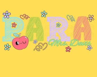 Schule PARA PNG |  Digitale Datei für Lehrkräfte | Nette paraprofessionelle Kunst | Paraprofessionelle PNG | für das Leben Digitaler Download