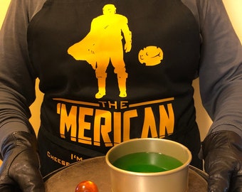 Fantasy Apron - The 'Merican inspired by The Mandolorian