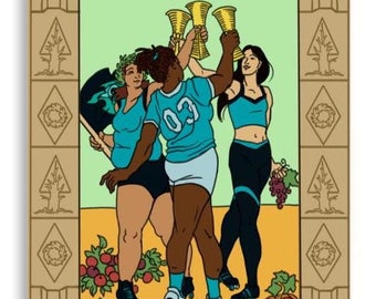 Grand Rapids Tarot - 3 of Cups