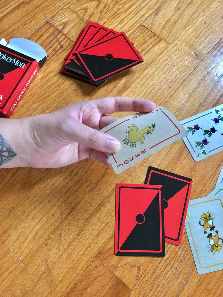 pokemon deck of playing cards Pokemon Playing Cards by Luck of Kings