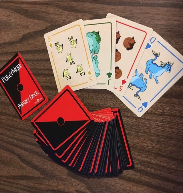Pokermon - Primary Deck: Playing Cards Inspired by Pokmon - Etsy