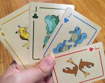 pokemon playing cards 52 Pokemon Poker Cards