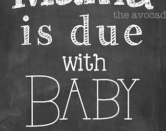 chalkboard baby annoucements etsy chalkboard baby announcement