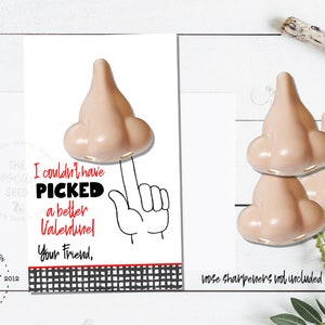 Neus potloodslijper Valentines - Instant download (zie beschrijving voor afdrukken)