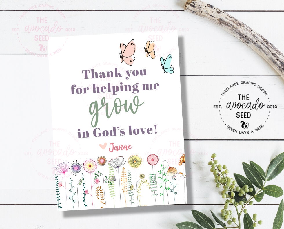 Teacher Appreciation Religious Tag