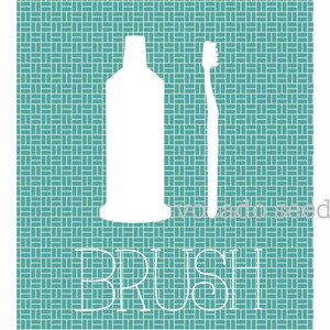 Arte moderno cuarto de baño para niños baños tres archivos | Etsy