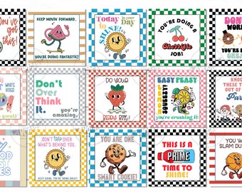 Student - Child Encouragement Cards - Testing Cards - Lunchbox Notes - Digital File - See description for prints