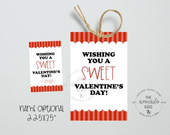 Sweet Treat Valentines -  Instant download (see description for prints link)