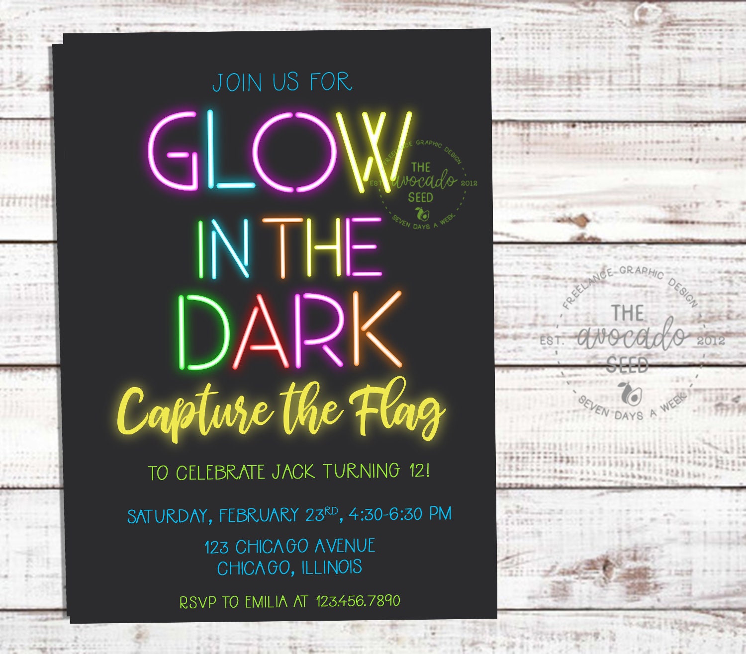 Glow-in-the-Dark Capture The Flag