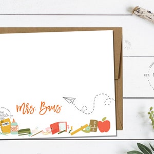 Teacher - Educator Stationary - Awesome Gift for first day or school!! - DIGITAL FILE VERSION