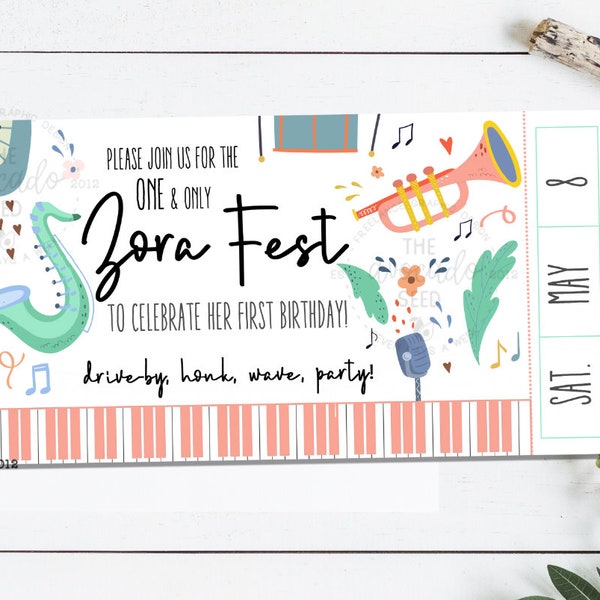 Jazz Festival Birthday - Digital File or Prints