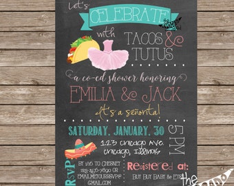 Tacos and Tutus Alternative Colors - DIY Printing or Professional Prints