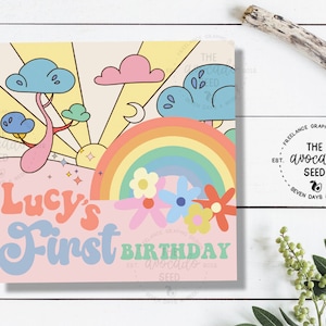 Lucy in the Sky with Diamonds Napkin Design -  Instant download DIY Printing Only