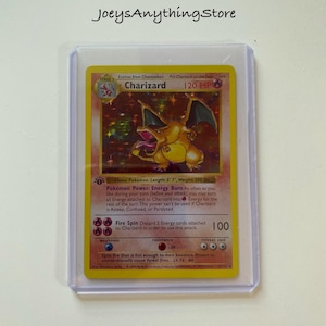 First Edition Base Set Shadowless Charizard PROXY Card (Holographic)