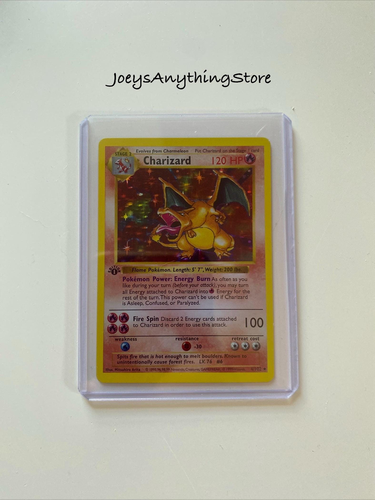 初期シャドーレス リザードン Charizard ホロ【ポケモンカード】 Pokemon ポケモンカード Charizard リザードン SHADOWLESS