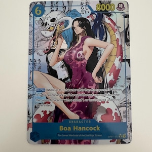 Boa Hancock Alt Art Manga One Piece PROXY Karte