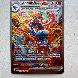 Greninja Ex Twilight Masquerade PROXY Card