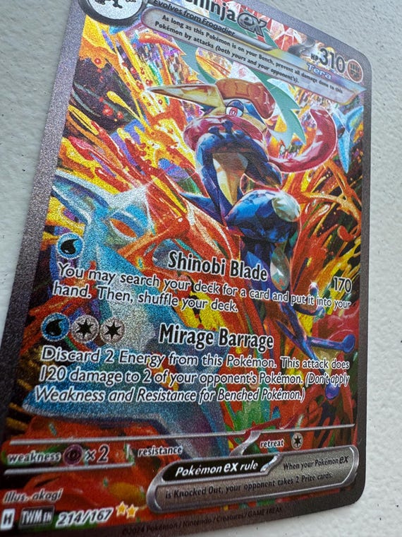 greninja ex pokemon card price Pokmon TCG: Mega Premium Collection : Toys & Games Weakness / Resistance / Retreat Cost Greninja ex - 214/167 -