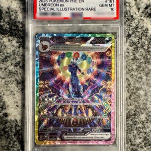 Umbreon Ex Prismatic Evolution - Etsy