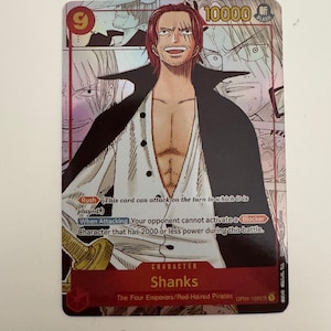 Carte de procuration One Piece Manga Alt Art Shanks