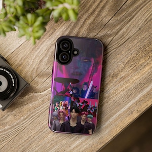 Etui na telefon Huntrix z motywem Łowców Demonów K-pop, limitowana edycja! Dodaj do koszyka i zamów już teraz!, Etui na telefon z motywem anime, modne i urocze