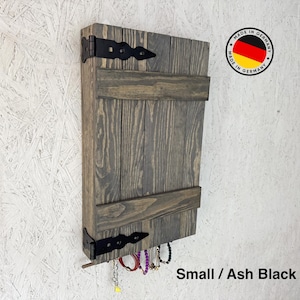 Jewelry Armoire Wall Mounted, Custom Jewelry Cabinet Wall,  Earring Organizer & Bracelet Stand – Handmade Jewelry Cabinet