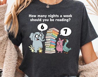 How Many Nights A Week Should You Be Reading 6-7 Shirt, Children's Books Sweatshirt, Teacher Six Seven 67 Shirt SC5
