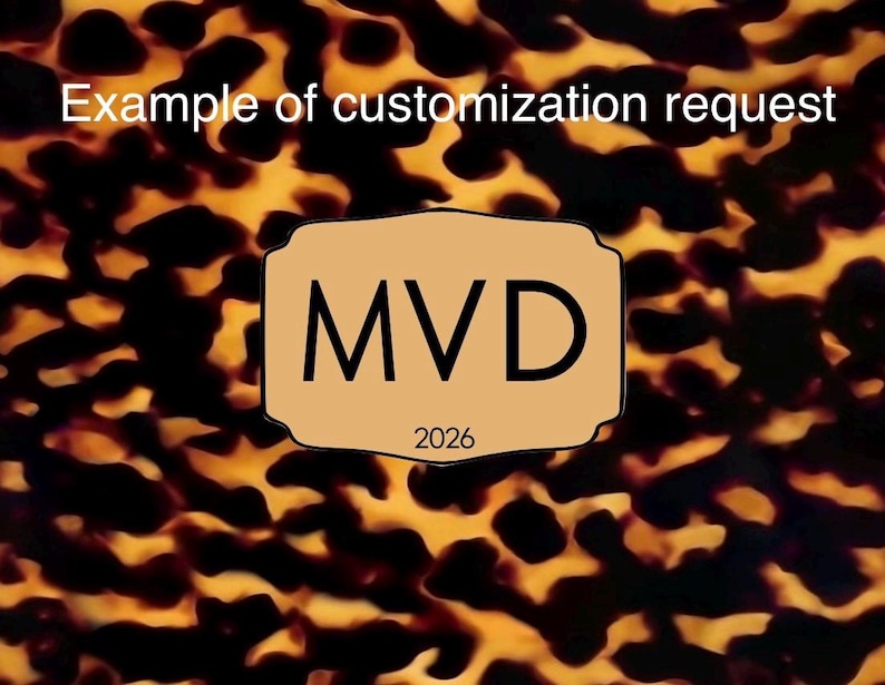 NEW Personalized Mahjong Card Sticker Tortoise Shell Personalized Mahjong Card Sticker or Insert Monogrammed Mahjong Card Cover image 7