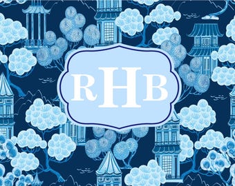 NEW Mahjong Card Sticker or Insert Personalized Mahjong Card Cover Chinoiserie Mahjong Card Monogrammed Mahjong Card Sticker Mahjong Gift