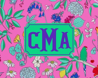 NEW Personalized Mahjong Card Sticker Monogramed Mahjong Card Sticker or Insert