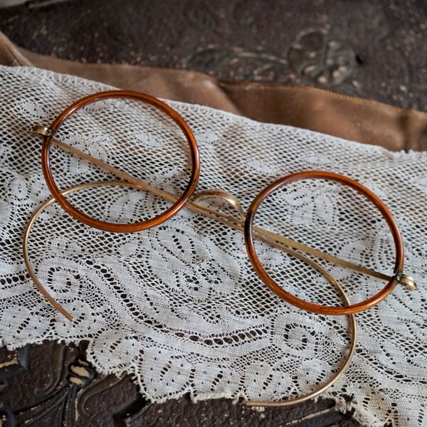 Lunettes rondes antiques