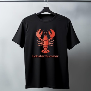 Lobster Graphic T-Shirt: Unisex Summer Beachwear, Seafood Gift