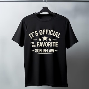 Favorite Son-in-Law T-Shirt: Family Reunion Cotton Tee