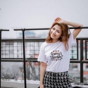 Granny&#39;s Garden T-Shirt: Whimsical Plant Lover Tee