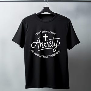 Anxiety Awareness T-Shirt: Unisex Softstyle Tee, Mental Health Support