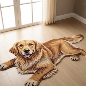 Animal Rug  Shaped Area Dog Cartoon Rug for Kids Bedroom, Living Room Decor, Plush Cozy Shaggy Pile, Whimsical Pastel Stars