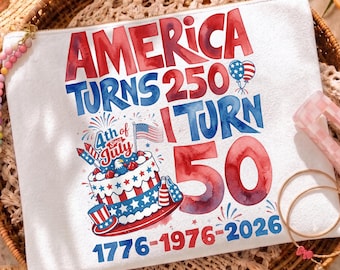 America Turns 250 Watercolor PNG, Patriotic Sublimation Design, 4th of July File