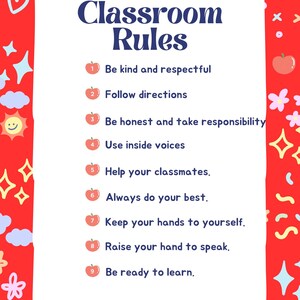 classroom rules