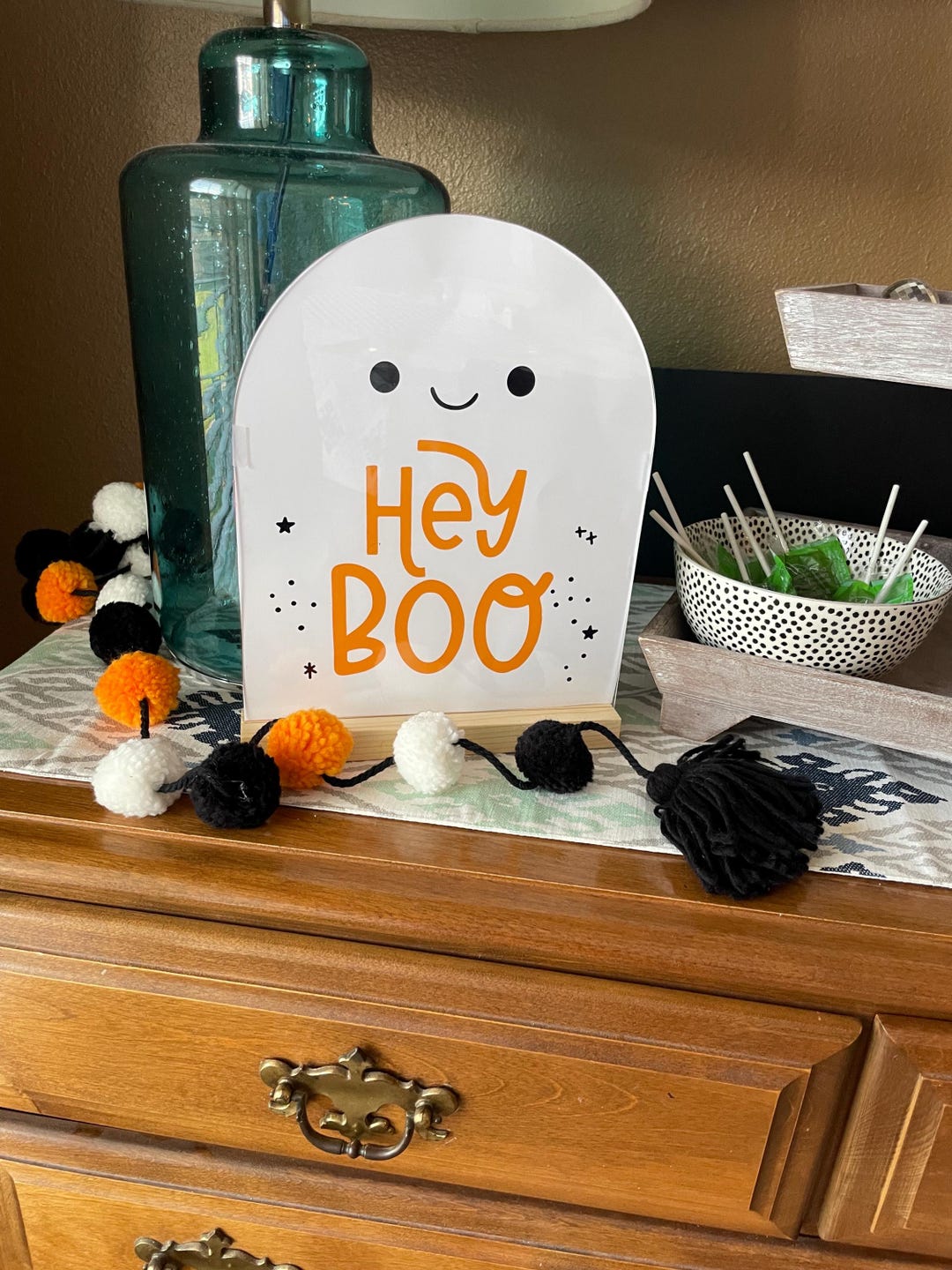 Hey Boo Sign Digital Download - Etsy