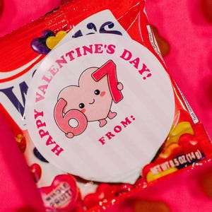 67 Heart Valentine Stickers- READY to SHIP