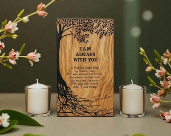 Tree of Life Wood Urn | Engraved Memorial Keepsake Box