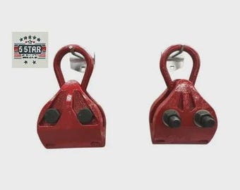 2 Pcs Mo-clamp MCL4030 style Self-Tightening Grip Pull Heavy Duty Clamp Red