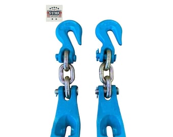 Grab Hook With Curved Claw Hooks Bumper Pull Auto Body Frame Machine Chains