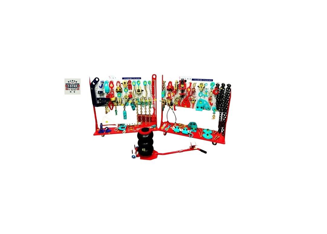 5Star 12-Piece Heavy Duty Auto Body Frame Machine Pulling Tools & Clamps Mega Pack