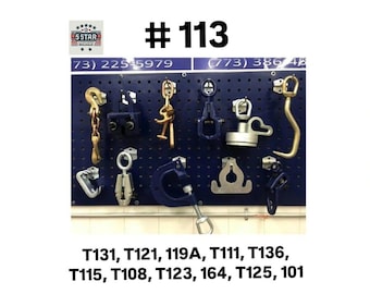 Set# 113 Auto Body Frame Machine 11 Piece Tools And Clamp Chain Set